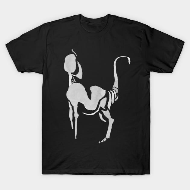 Greyhound Design Form T-Shirt by Nikokosmos